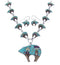Turquoise Multicolor Bear Link Mesa Design Necklace Set PS64210
